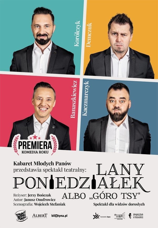 Kabaret Młodych Panów w komediowym spektaklu