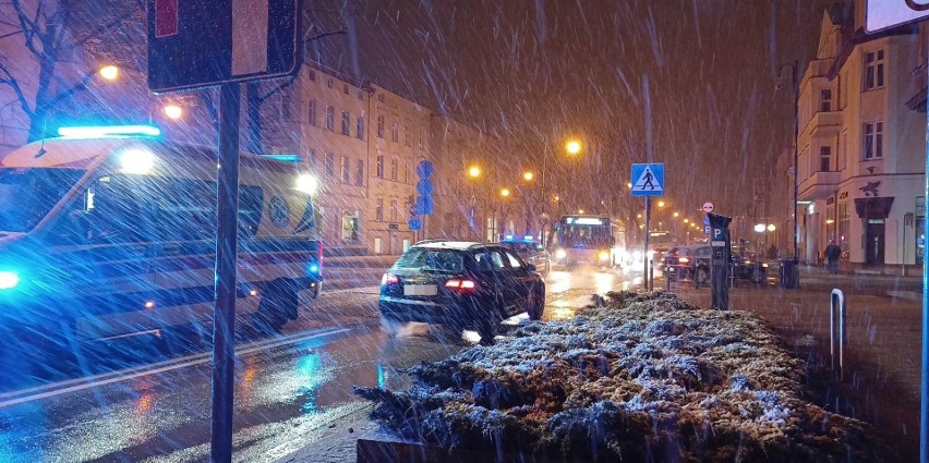 Potrącenie na Wojska Polskiego w Słupsku.