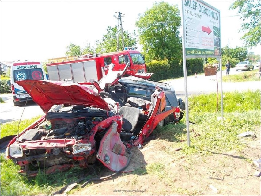 Tragiczny wypadek w Szczytnikach koło Proszowic