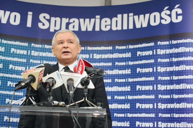 Jarosław Kaczyński odwiedził w poniedziałek Pabianice