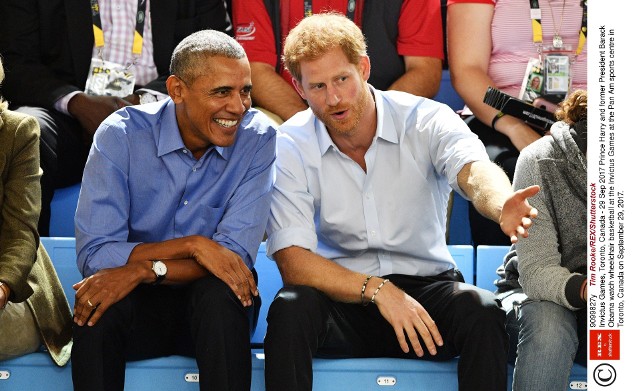 Barack Obama i książę Harry