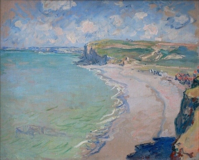 "Plaża w Pourville", Monet...