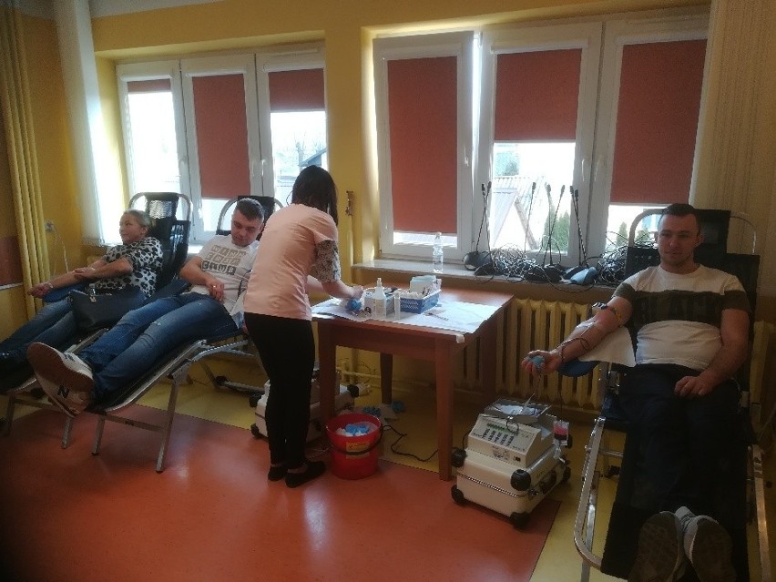 Udana zbiorka krwi mieszkańców Rusinowa. Oddali ponad trzynaście litrów cennego leku
