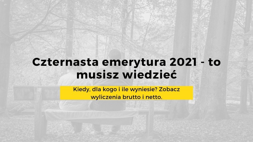 To musisz wiedzieć o czternastych emeryturach 2021. Jesienią...