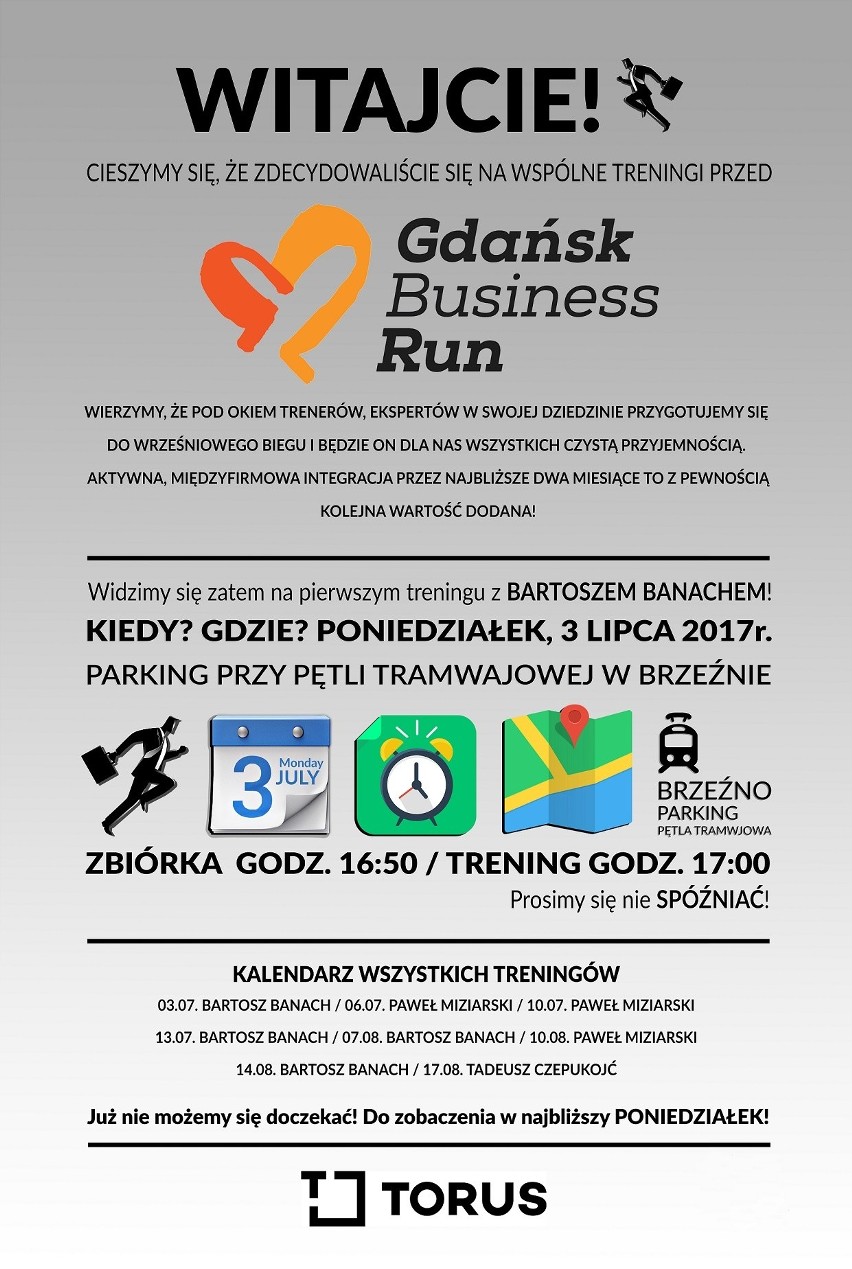 Startują bezpłatne treningi dla biegaczy Gdańsk Business Run 