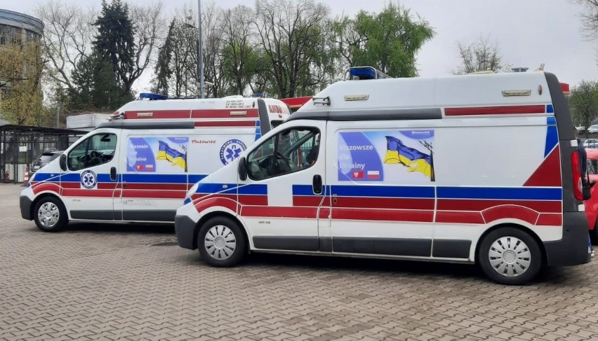 Meditrans Ostrołęka przekazał karetkę ukraińskiemu szpitalowi, 25.04.2022