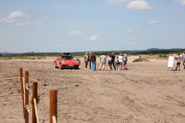 Na Pustyni Błędowskiej powstawała nowa reklama Porsche