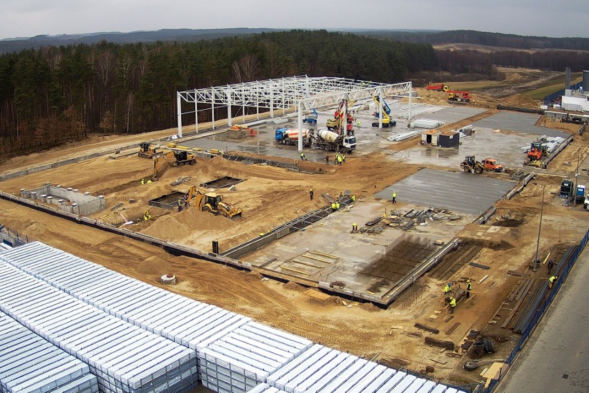 Budowa nowej hali w Druteksie
