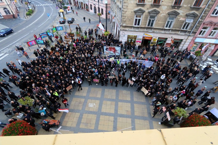 Czarny Protest w Lublinie.