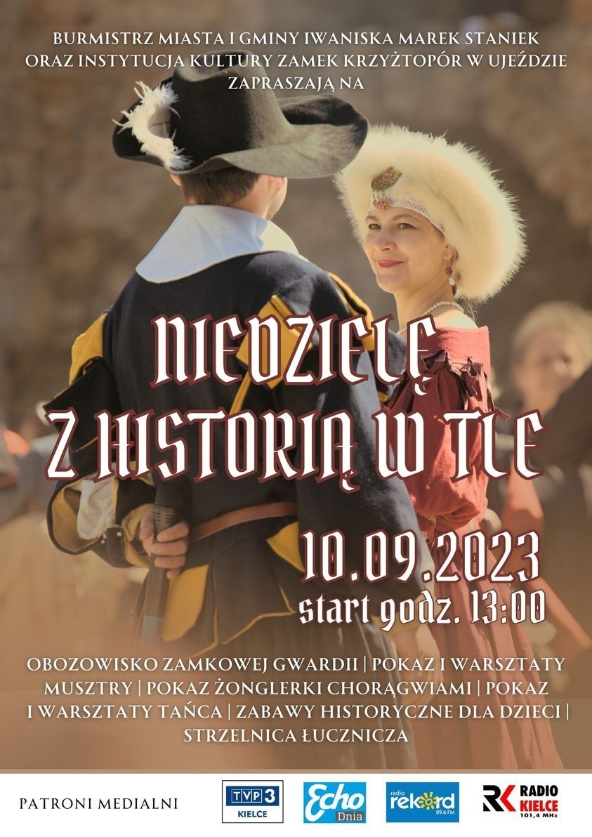 „Niedziela z Historią w Tle” - piknik historyczny na Zamku Krzyżtopór 10 września