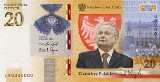 Prestiżowa nagroda dla NBP. Banknot „Lech Kaczyński. Warto być Polakiem” najlepszym banknotem kolekcjonerskim roku 2021