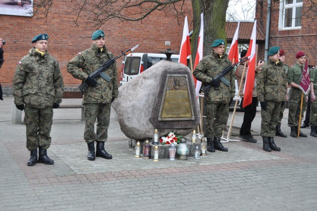 We wtorek pod szczecineckim pomnikiem Żołnierzy Wyklętych odbyła się uroczystość