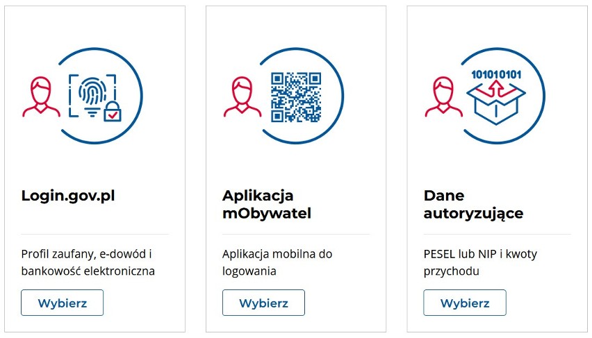 Logowanie do e-Urzędu Skarbowego jest możliwe na trzy...