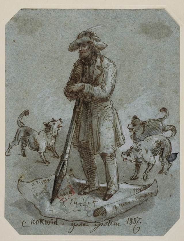 Pasja do szkiców, zwłaszcza psów, to mało znana strona Cypriana Kamila Norwida