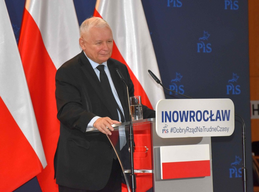 Spotkanie z Jarosławem Kaczyńskim w Inowrocławiu -...