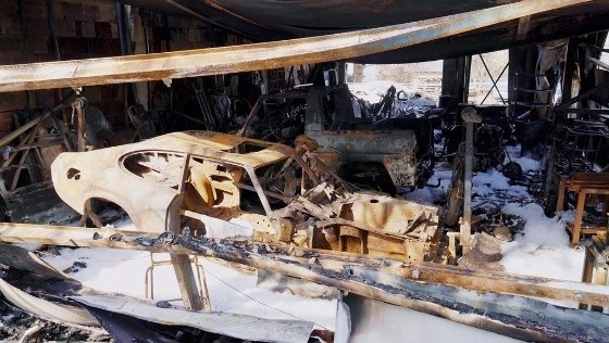 Pożar warsztatu samochodowego w Katowicach strawił dorobek życia Jacka. Ruszyła zbiórka pieniędzy