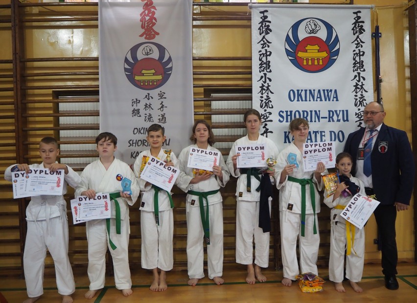 Medaliści z  z Grudziądzkiego Klubu Karate Shorin-Ryu