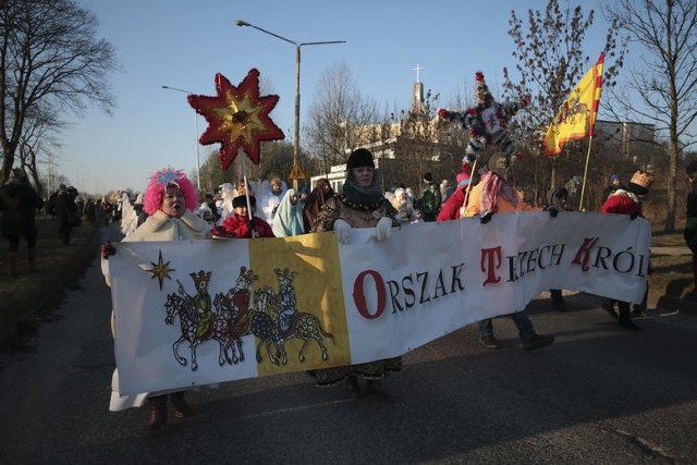 Orszak Trzech Króli w Słupsku.