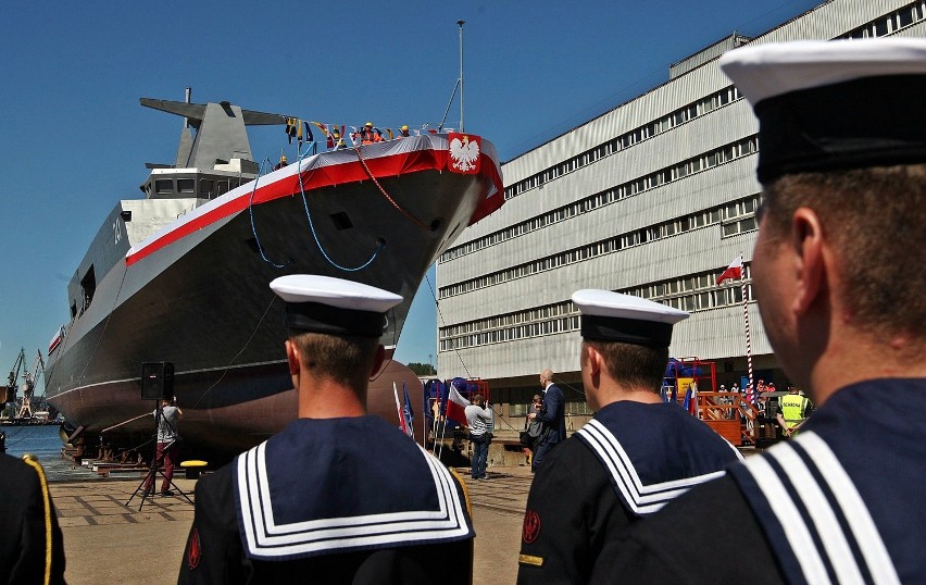 Wodowanie i chrzest okrętu ORP Ślązak, Gdynia 2 lipca 2015