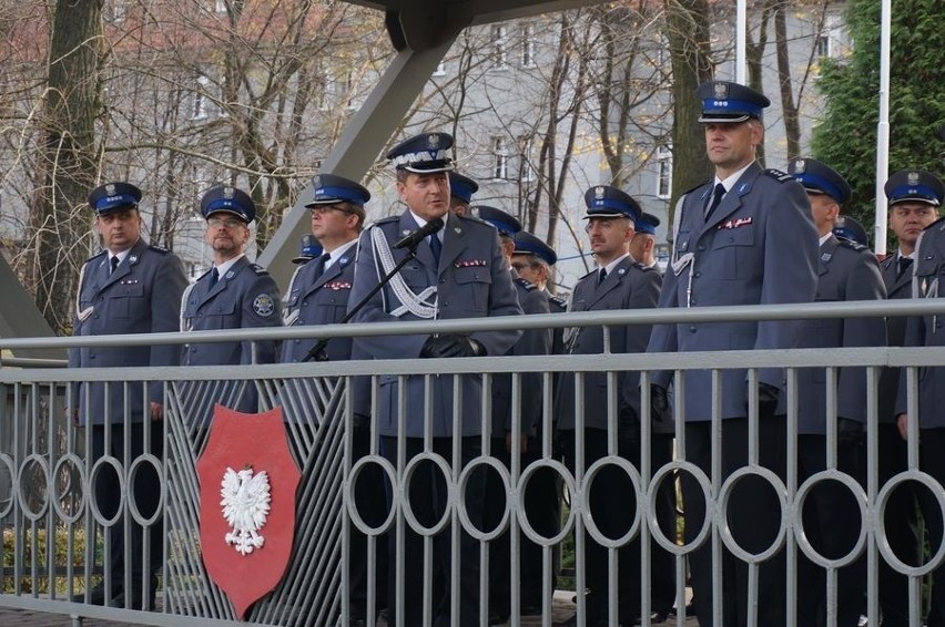 Ślubowanie policjantów w Katowicach