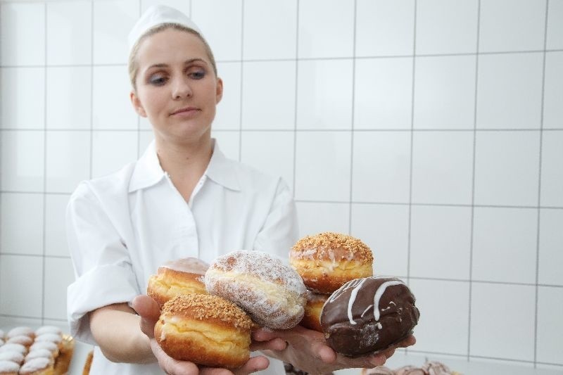 - Najlepsze są pączki domowe - mówiła Aneta Turczewska (na...