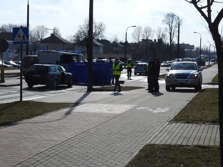 Wypadek na Piłsudskiego w Bielsku Podlaskim. Zginęła kobieta