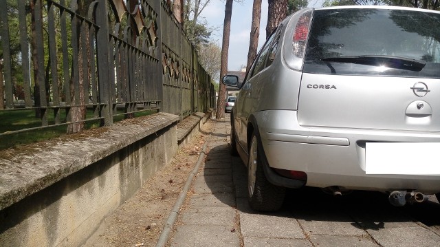 Autodrań przy ul. Wyspiańskiego w Zielonej Górze