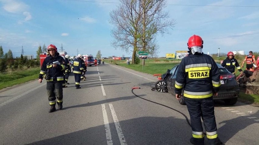 Śmiertelny wypadek w Swarzewie 1.05.2018. Kraksa czterech...