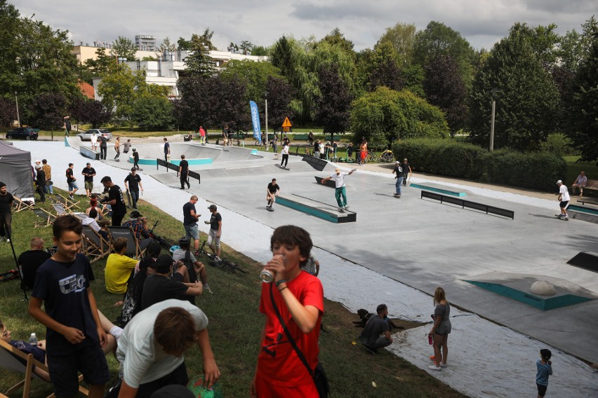 Kraków. Skatepark na osiedlu Widok oficjalnie otwarty