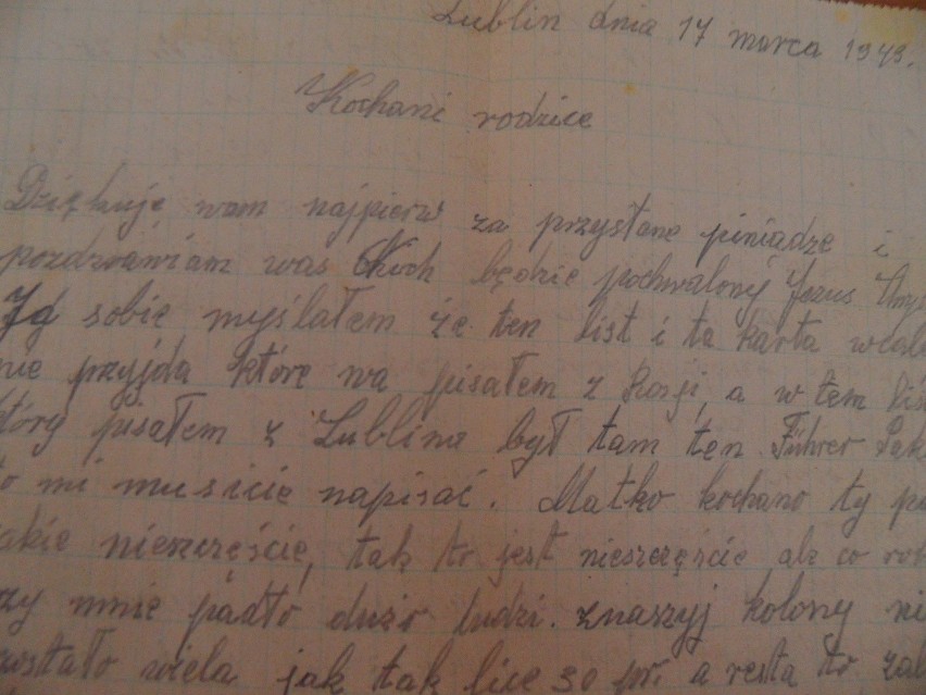 Listy z Wehrmachtu. Bytomianka przez lata przechowała listy,...