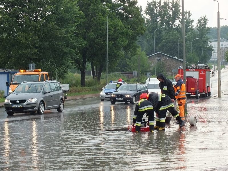 Ulewa nad Starachowicami