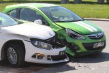 Wypadek przy punkcie szczepień na Stadionie Miejskim we Wrocławiu [ZDJĘCIA]