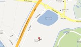 Jezioro im. R. Dutkiewicza obok stadionu - twierdzi Google Maps