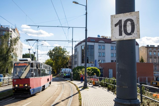 Drogowcy ograniczyli prędkość tramwajów na Moście Jagiełły w Bydgoszczy do 10 kilometrów na godzinę. To efekt działań Komunalnego Przedsiębiorstwa Energetyki Cieplnej, które prowadzi ciepłociąg do powstającego tam osiedla. Skarpa się osuwa, choć ZDMiKP twierdzi, że pasażerom nic nie zagraża.