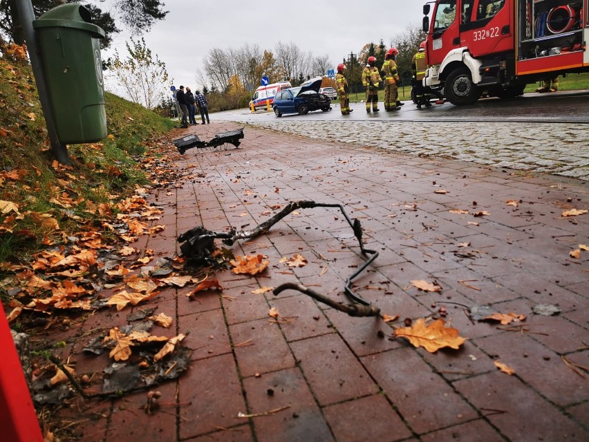 Wypadek pod Koszalinem.