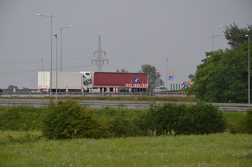 Autostrada A4 pod Wrocławiem mocno zakorkowana (ZDJĘCIA)