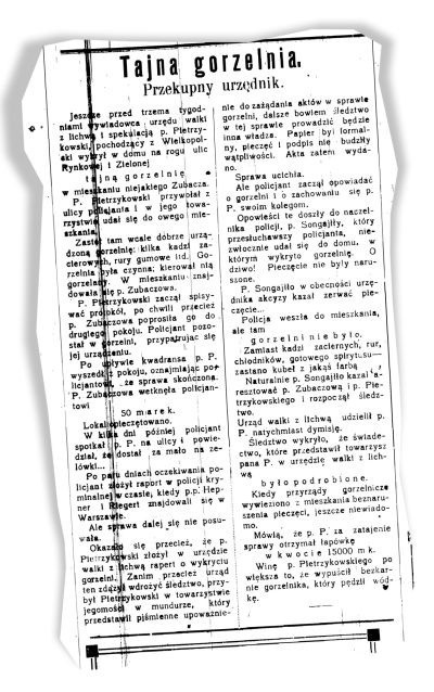 "Dziennik Białostocki&#8221; z 6 sierpnia 1919 roku
