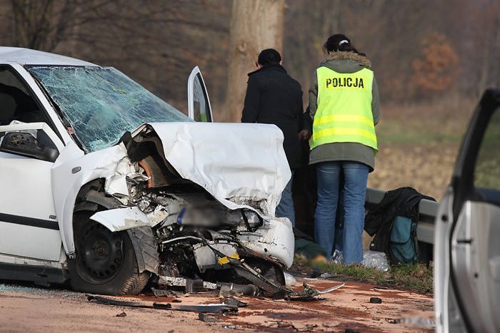 Wypadek na trasie Slupsk - Ustka