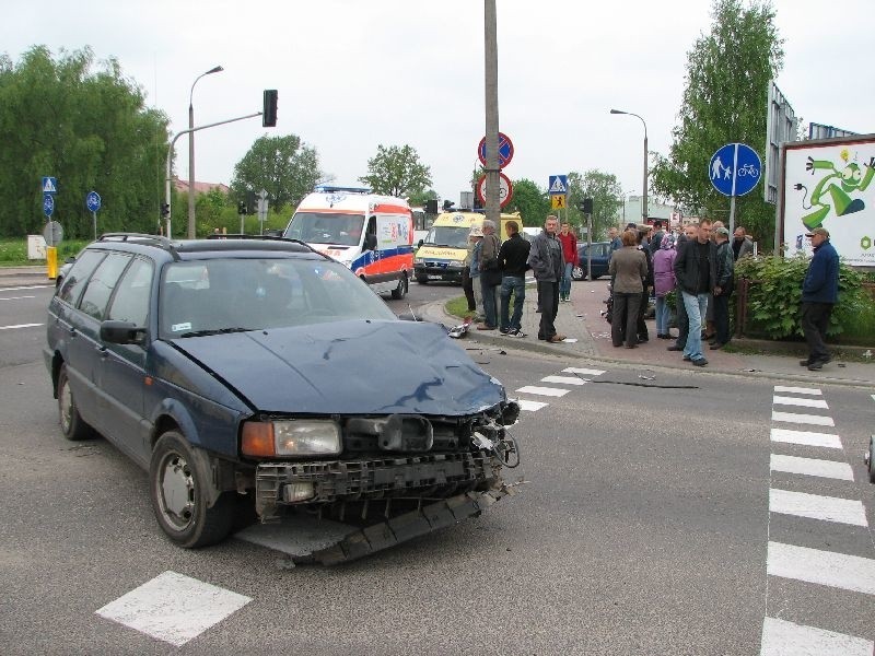 Wypadek w Bielsku