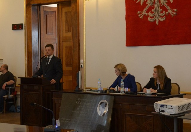 O sytuacji radomskiego Szpitala Specjalistycznego mówił w czasie sesji Jerzy Zawodnik, wiceprezydent Radomia.