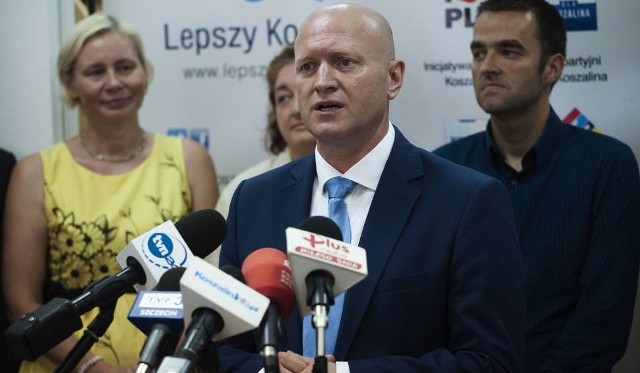 Mariusz Krajczyński, kandydat na prezydenta Koszalina