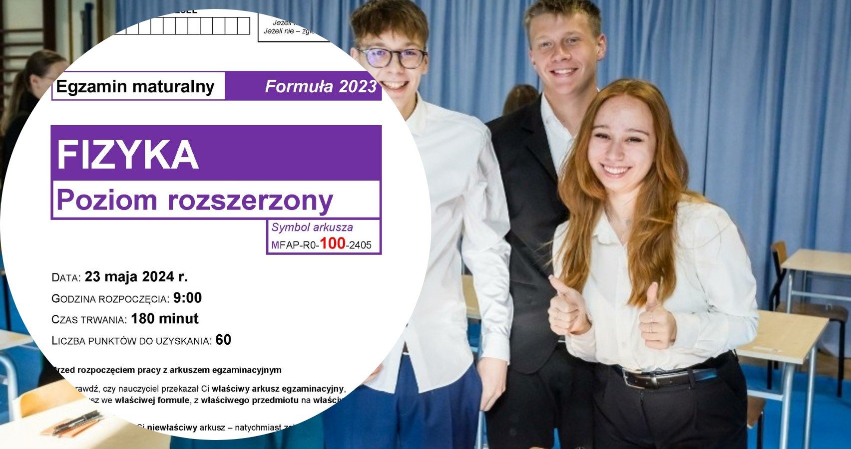 Matura z fizyki 2024. Arkusz CKE i odpowiedzi do egzaminu rozszerzonego