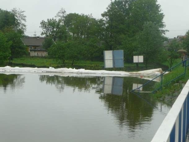 Powódź w Połańcu.