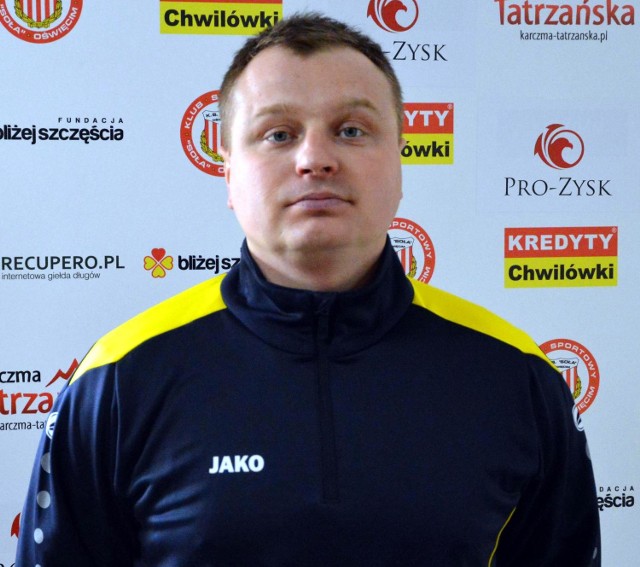 Daniel Adamczyk, trener juniorów młodszych Soły Oświęcim