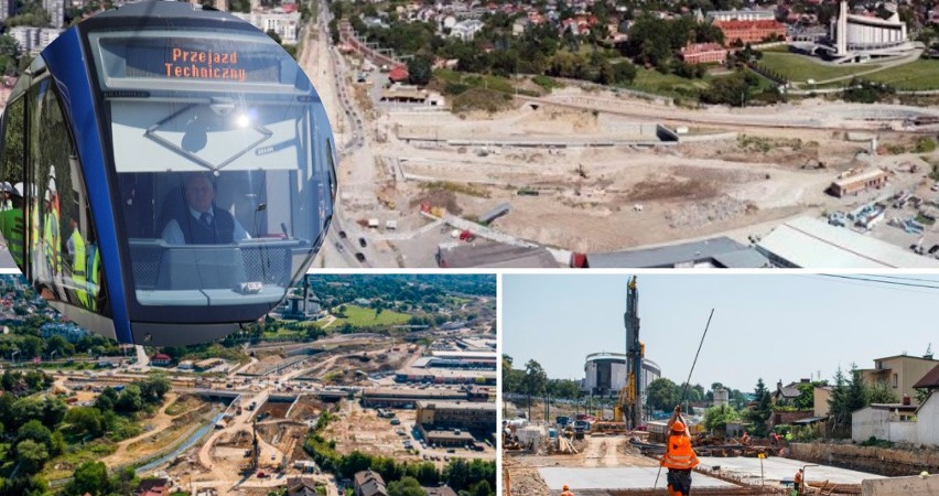 Kraków. Tramwaje od soboty wracają na ulicę Zakopiańską. Postępuje budowa Trasy Łagiewnickiej [ZDJĘCIA]