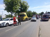 Wypadek na wjeździe do Wrocławia. Ruch wahadłowy na Opolskiej (ZDJĘCIA)
