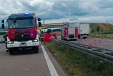 Rzędziany. Tragiczny wypadek na drodze ekspresowej S8 Warszawa - Białystok. Nie żyje motocyklista [ZDJĘCIA]