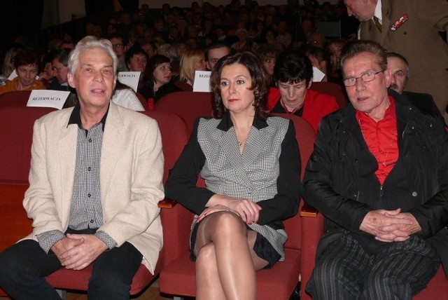 Goście honorowi koncertu. Od prawej: Witold Zapała, Małgorzata i Tadeusz Włoczowscy