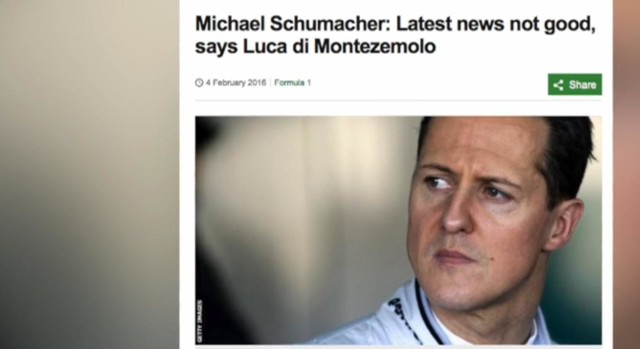 Po tym, jak były szef Ferrari odwiedził Michaela Schumachera i stwierdził, że „nie ma dobrych informacji o jego zdrowiu” w światowych mediach na nowo rozgorzała dyskusja na temat byłego mistrza świata.