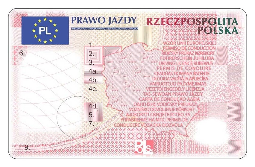 Nowy wzór prawo jazdy